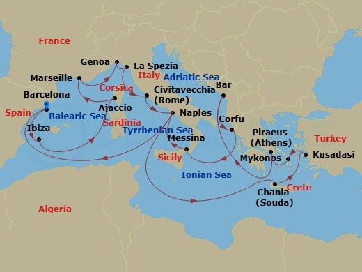 Cruise Map