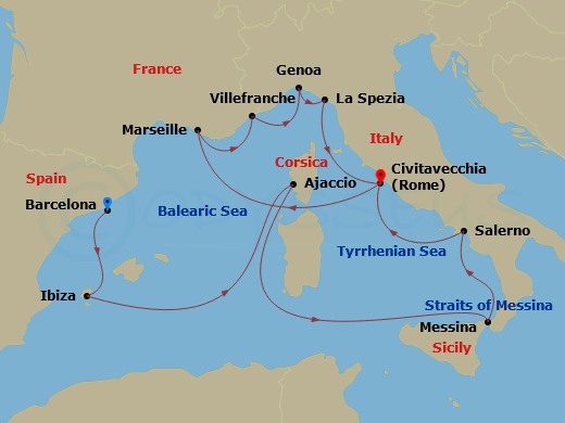 Cruise Map