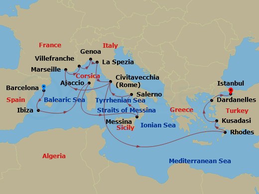 Cruise Map