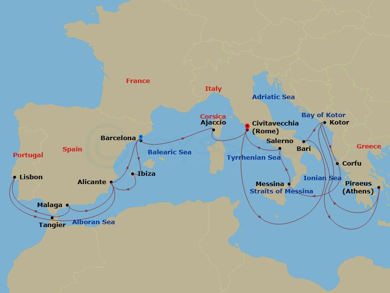 Cruise Map