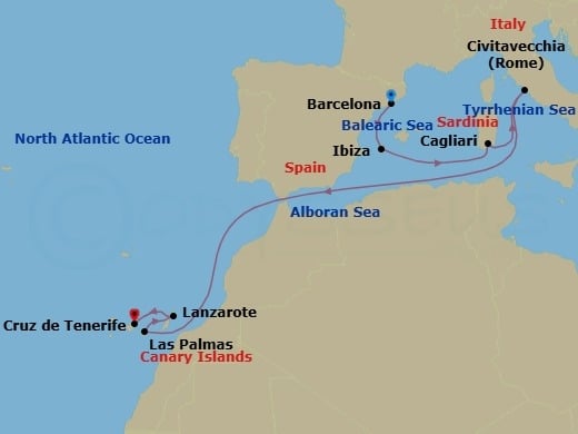 Cruise Map