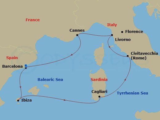 Cruise Map