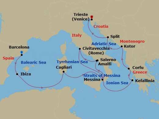 Cruise Map