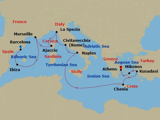 Cruise Map