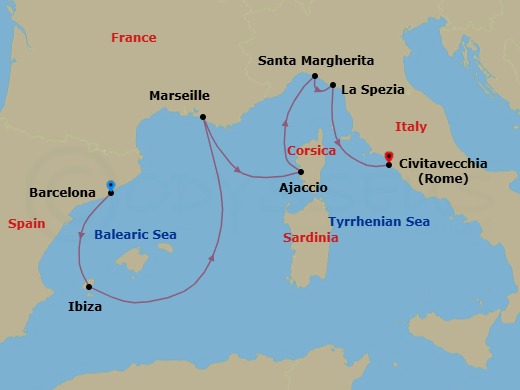 Cruise Map