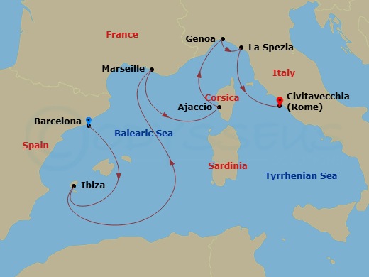 Cruise Map