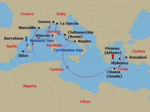 Cruise Map