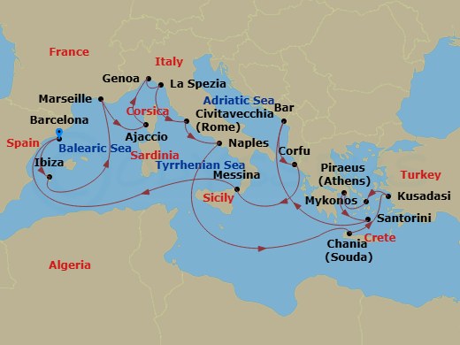 Cruise Map