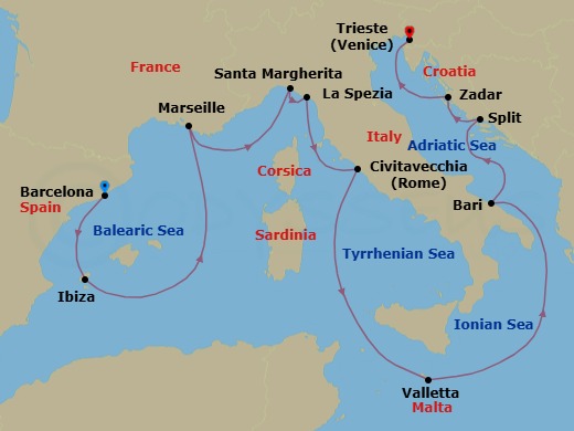 Cruise Map