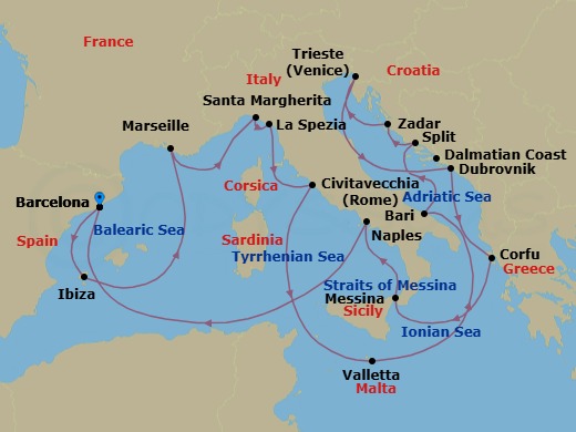 Cruise Map
