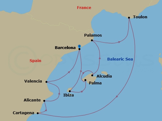 Cruise Map