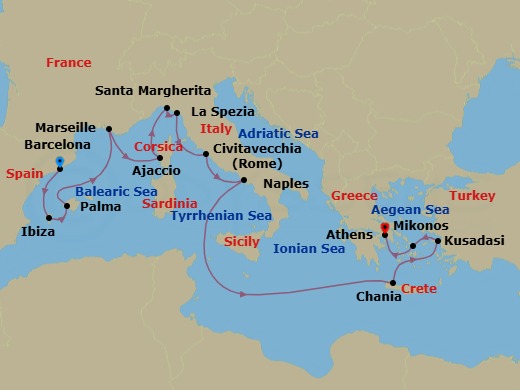 Cruise Map