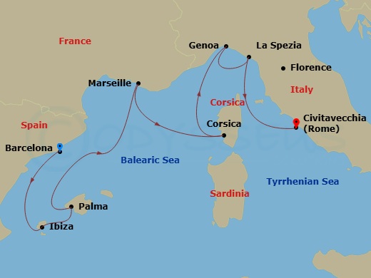 Cruise Map