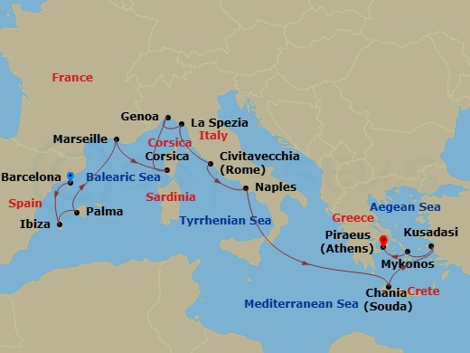 Cruise Map