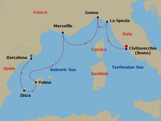 Cruise Map