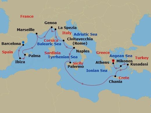 Cruise Map