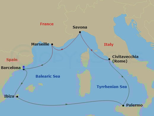 Cruise Map