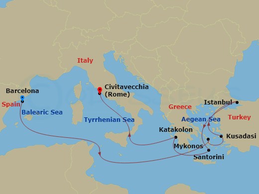 Cruise Map