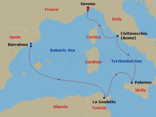 Cruise Map