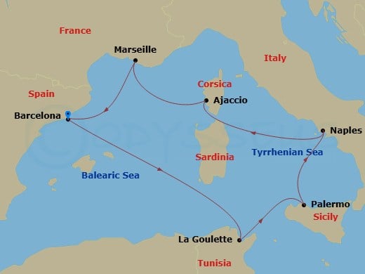 Cruise Map