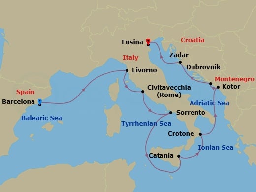 Cruise Map