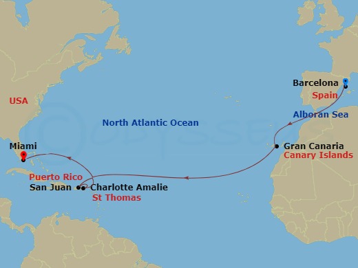 Cruise Map