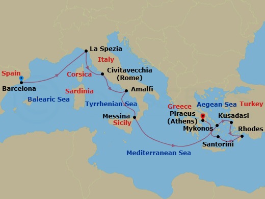 Cruise Map