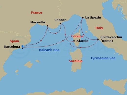 Cruise Map