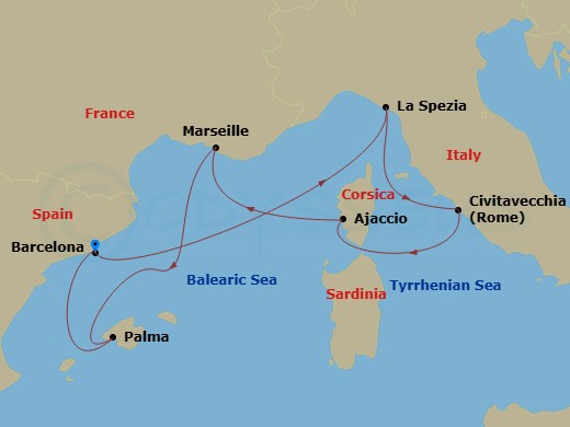 Cruise Map