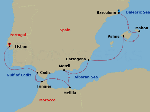 Cruise Map