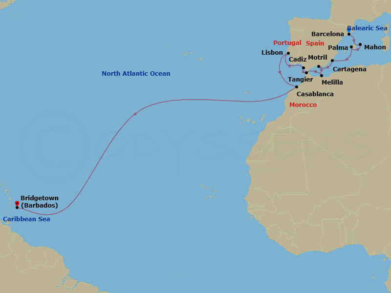 Cruise Map