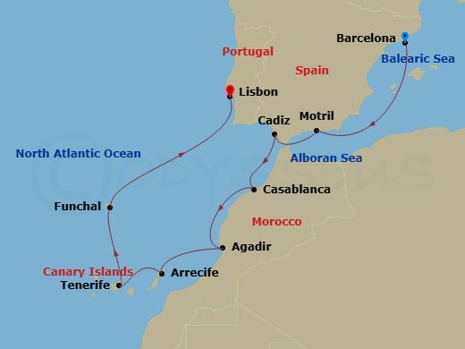 Cruise Map