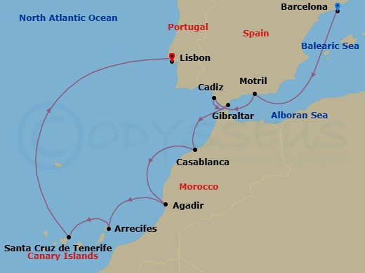 Cruise Map