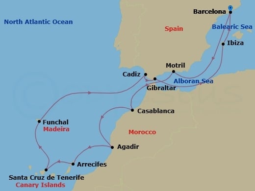 Cruise Map