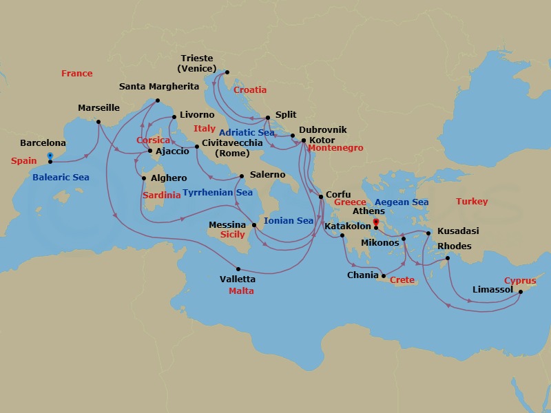 Cruise Map
