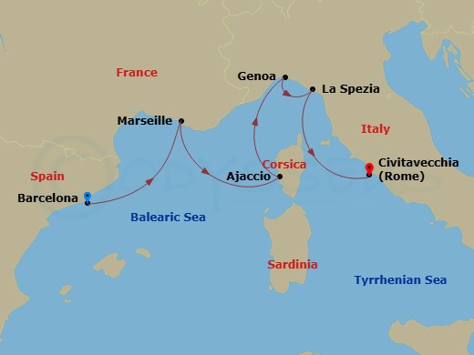 Cruise Map