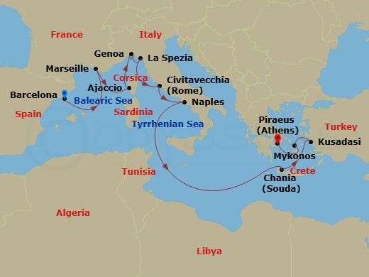 Cruise Map
