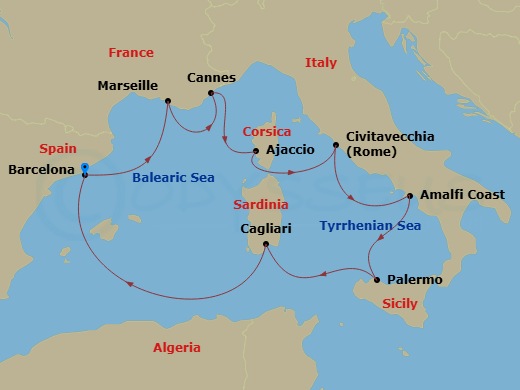 Cruise Map