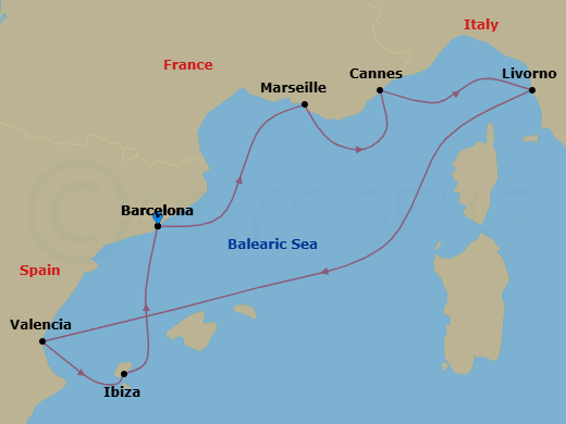 Cruise Map