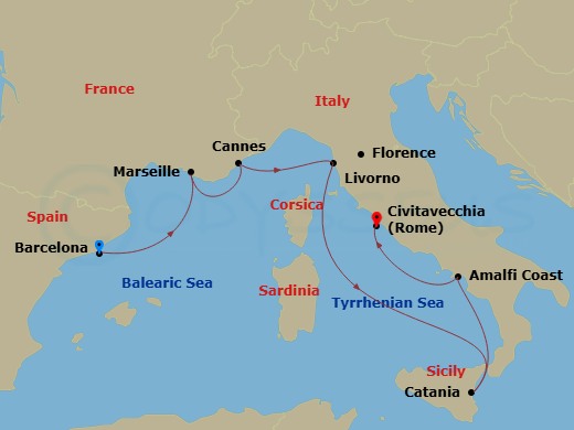 Cruise Map