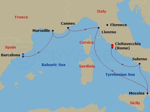 Cruise Map