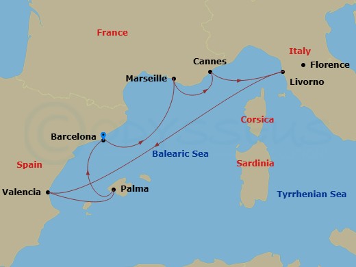 Cruise Map