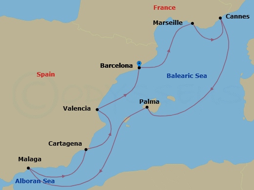 Cruise Map