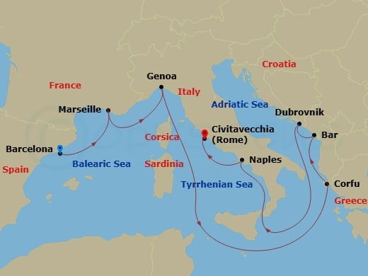 Cruise Map