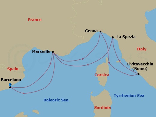 Cruise Map