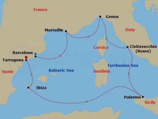 Cruise Map