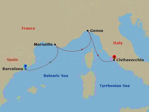 Cruise Map