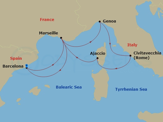 Cruise Map