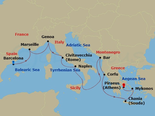 Cruise Map