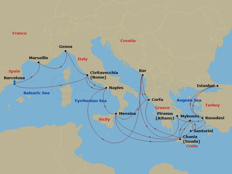 Cruise Map